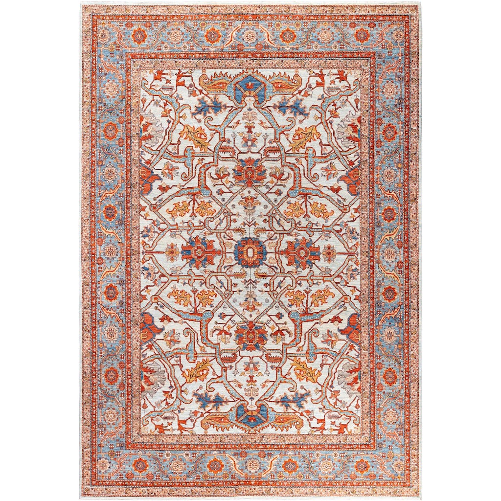 Serapi One-of-a-Kind Hand-Knotted Area Rug - Ivory - 8' 9" x 12' 2"