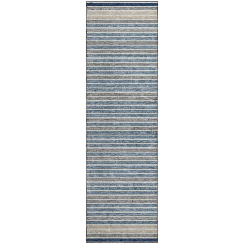 Premium Washable Super Soft Border Geo Mayfield Rug