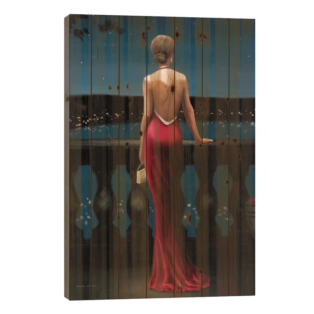 Thinking of Him Print On Wood by James Wiens - Multi-Color