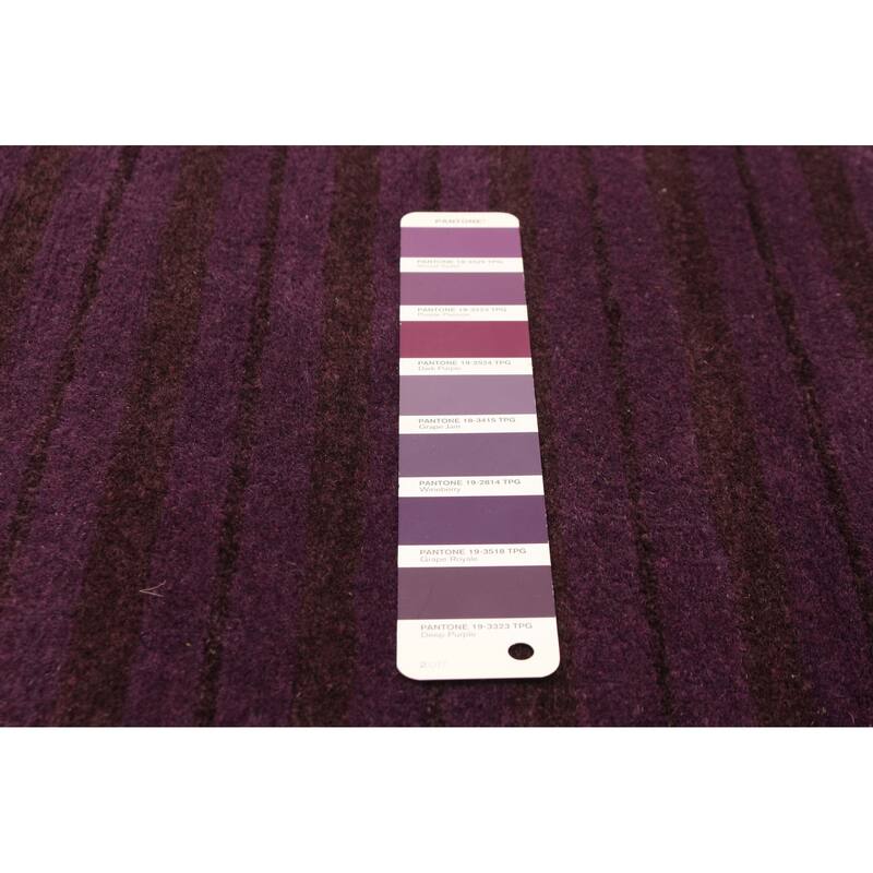 ECARPETGALLERY Hand-knotted Opulence Indigo Wool Rug - 3'1 x 11'4