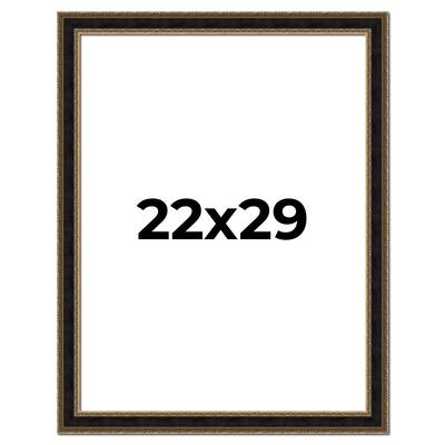 22x29 Frame Gold Antique Vintage Sold Wood Picture Frame | 1.75 Inch