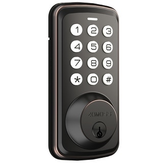 Smart Door Lock, Electronic Keypad, Cylinder Entry Deadbolt - Bed Bath ...