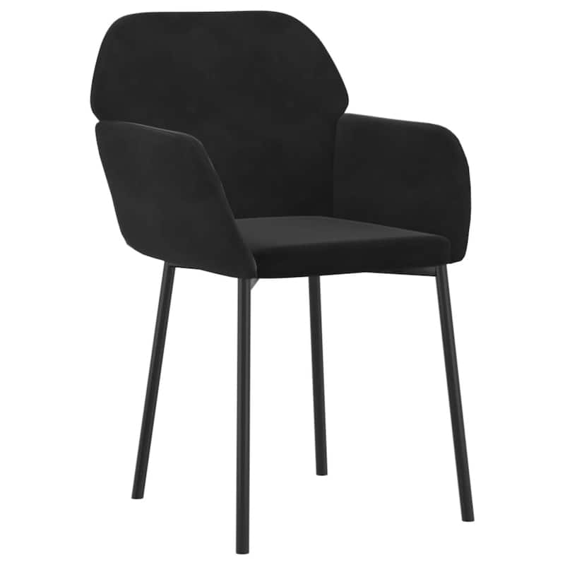 vidaXL Dining Chairs 2 Pcs Accent Upholstered Chair for Living Room Velvet - 21.3" x 23.2" x 29.9"