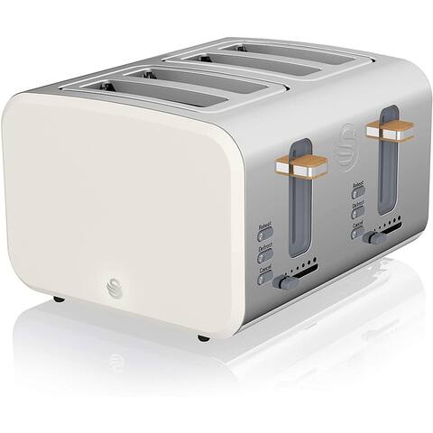 Swan Nordic 4 Slice Toaster White