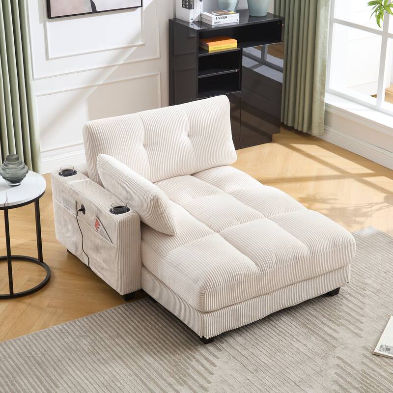 Sleeper Sofa Couch Bed,Oversized Chaise Lounge Chair Cozy Cloud Couch