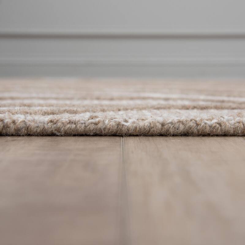 Alora Decor Lofton Stripe Hand Tufted Wool Rug