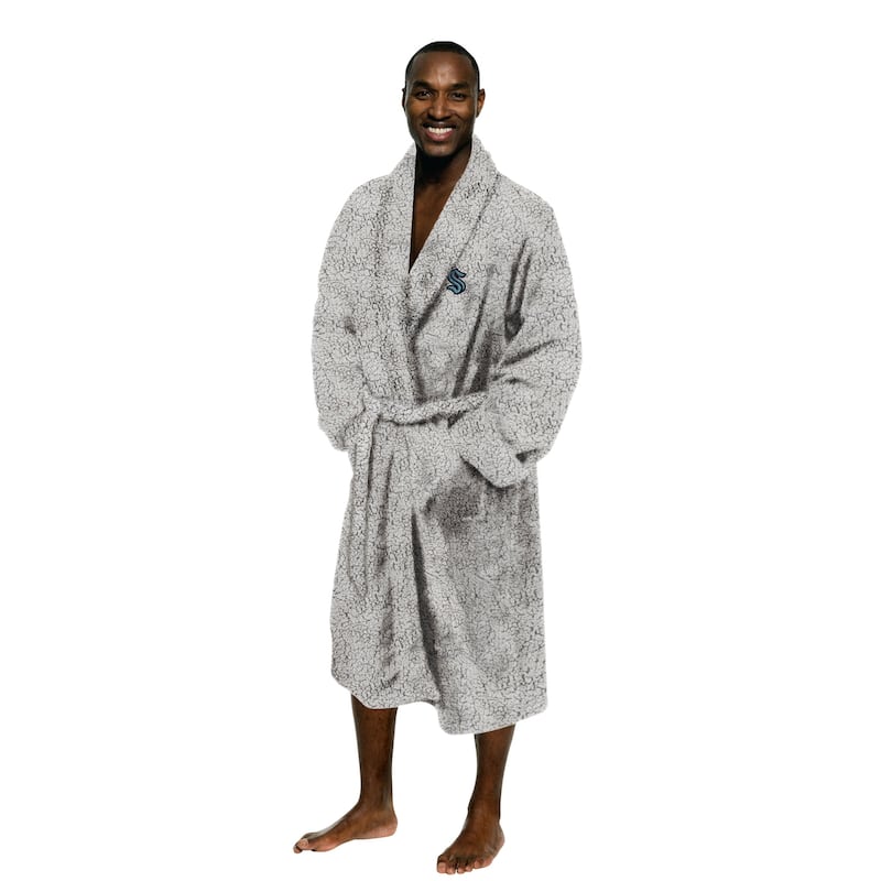NHL 352 Kraken Sherpa Bathrobe Bed Bath & Beyond 38230025