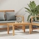 preview thumbnail 34 of 47, vidaXL Coffee Table Brown in Solid Teak Wood Brown-27.56x15.75x14.17
