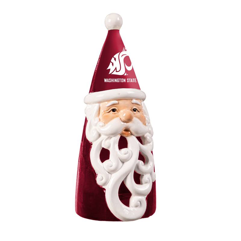 Washington State University Santa LED Garden Statuary, 8"