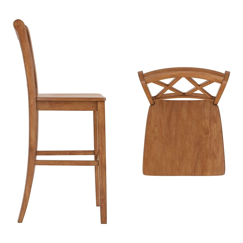 Ronda X-Back Bar Height Chairs (Set of 2)