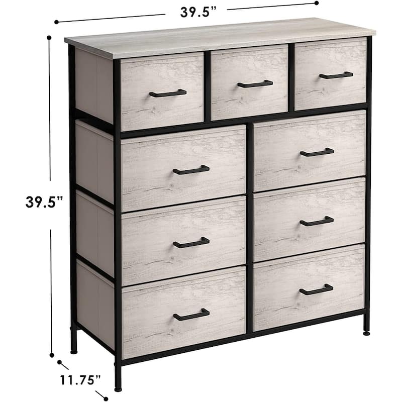 Dressers for Bedroom with 9 Drawers, Chest of Drawers for Bedroom