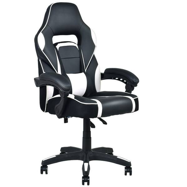 Shop Costway Executive Racing Style Pu Leather Gaming Chair High