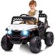 preview thumbnail 1 of 14, 12V Kids Ride On Car Truck Parent Remote Contro Spring Suspension White