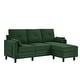preview thumbnail 21 of 49, 77.36" L Shaped Sectional Sofa with Side Storage Pocket and Reversible Ottoman