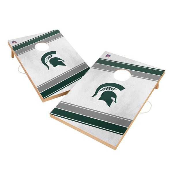 slide 2 of 5, Michigan State University Spartans Regulation 2x4 Cornhole Set