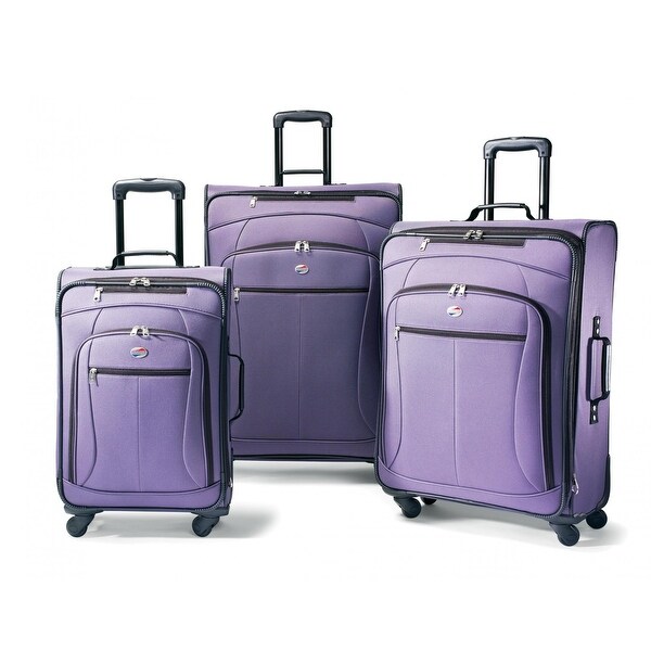 american tourister pop plus 3 piece spinner set