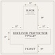 preview thumbnail 6 of 12, Velvet Recliner Cover Pet Furniture Protector.