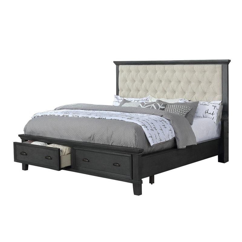 Best Quality Furniture Sandy 4-Piece Bedroom Set with Extra Chest
