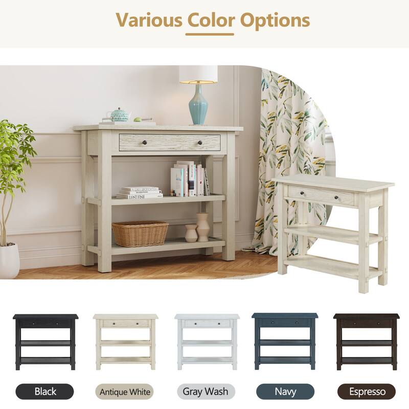 Modern Storage Entryway Table