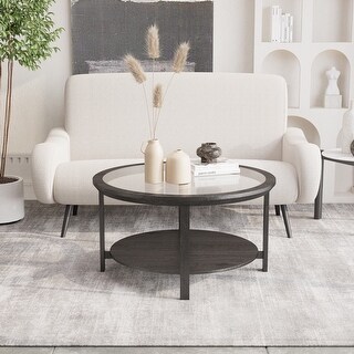 Modern Design Coffee Table with Storage Shelf - Bed Bath & Beyond ...