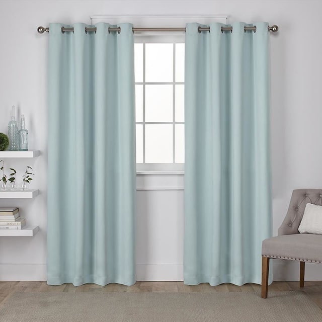 Porch & Den Boosalis Sateen Twill Blackout Curtain Panel Pair