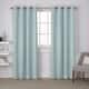 Porch & Den Boosalis Sateen Twill Blackout Curtain Panel Pair