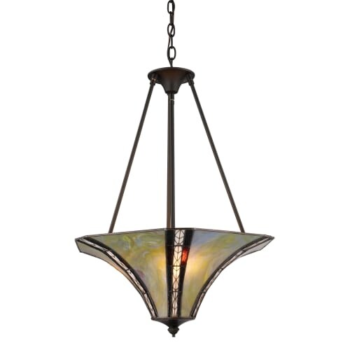 Landmark Lighting 70069 Julliette 3 Light Pendant In Tiffany Landmark Lighting 70069 Julliette 3 Light Pendant In Tiffany Bronze From The Collection
