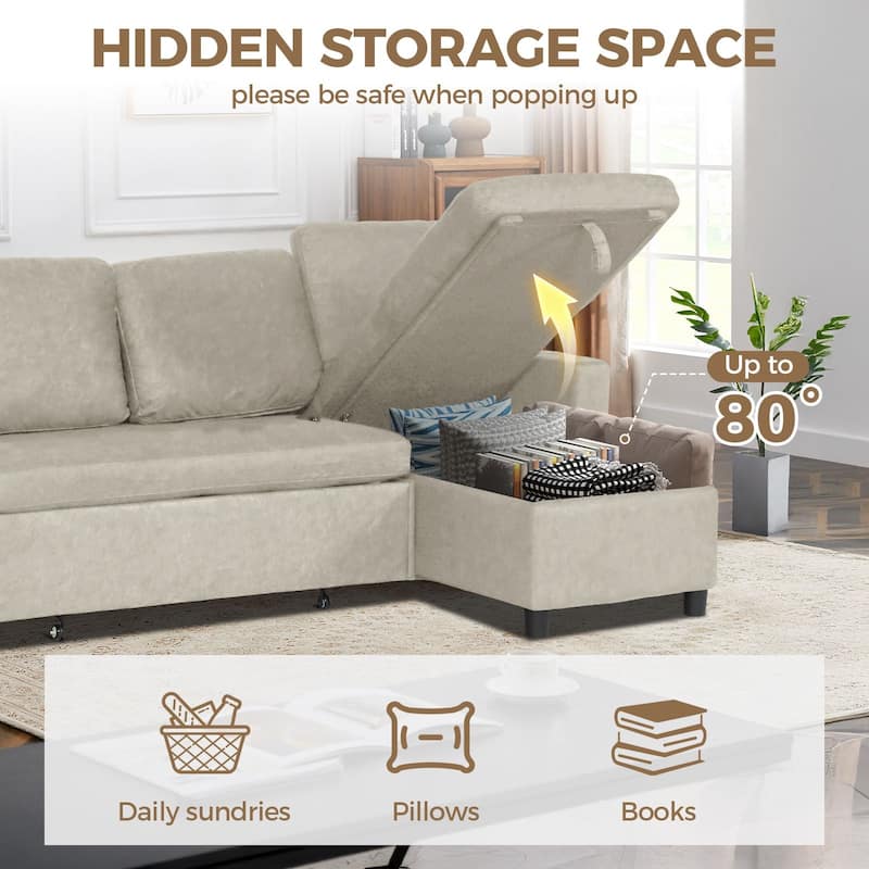 White 3-Seating Living Room Sofa Set