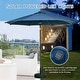 preview thumbnail 9 of 8, Ainfox 10ft Patio Umbrella with Lights Outdoor Solar Umbrella without Base