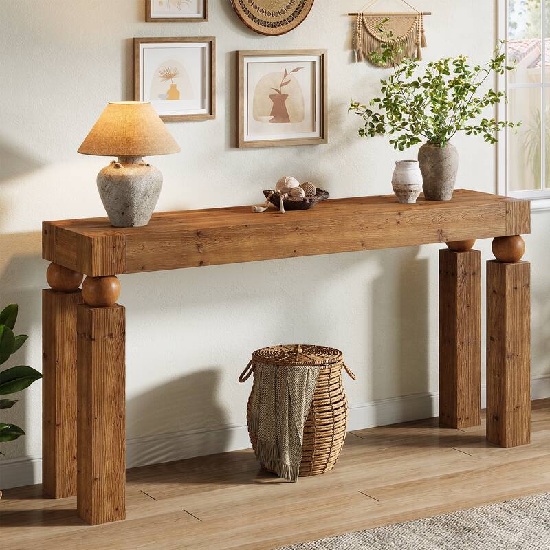 Solid Wood Entryway Table