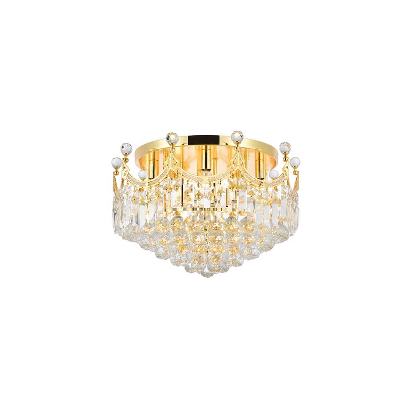 Elegant Lighting V8949F20/RC Corona 9 Light 20" Wide Semi-Flush