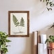 preview thumbnail 128 of 138, Nature Printed Ferns IX -Framed Print w/glass-Cherry Red