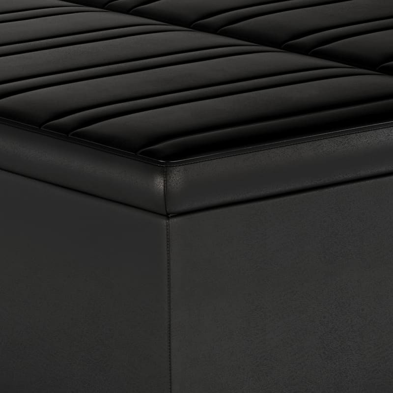 WYNDENHALL Tyler 36 inch Wide Contemporary Square Table Ottoman