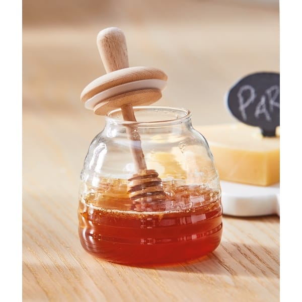 Honey Dipper Set Clear Glass Everyday