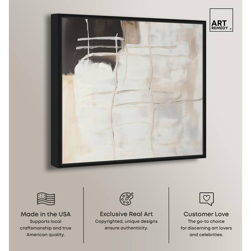Gestural Glyphs II Canvas by Art Remedy
