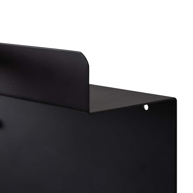 Kate and Laurel Mezzo Magnetic Wall Organizer with Hooks - 15x24