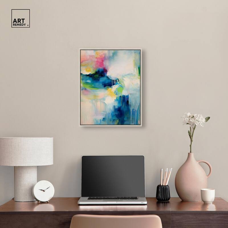 Prismatic Weeps Color III Canvas by Art Remedy