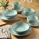 preview thumbnail 5 of 59, Gibson Home Stonebury 16 Piece Plates and Bowls - Handpainted Stoneware Dinnerware Set - Service for 4