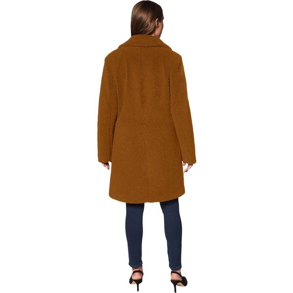 french connection short teddy faux fur jacket