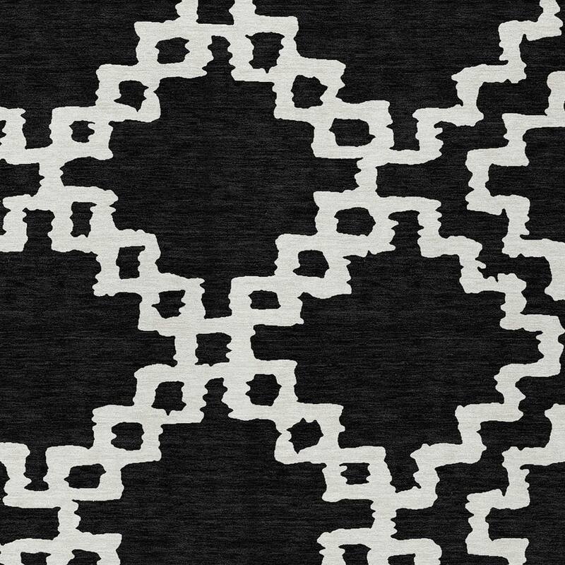 HomeRoots Geometric Transitional Rectangle Outdoor Rug