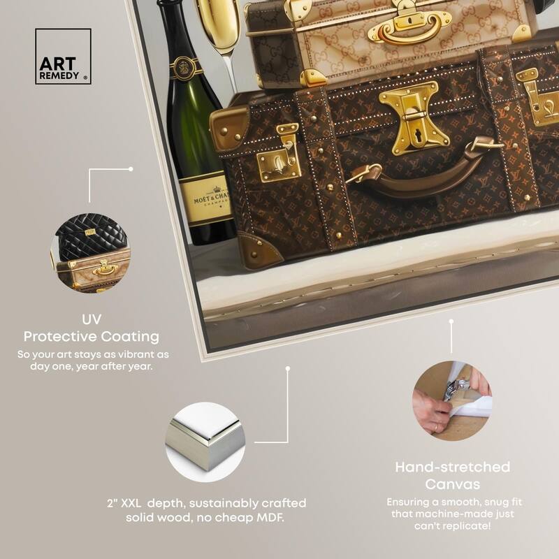 Getaway Necessities Canvas by Art Remedy