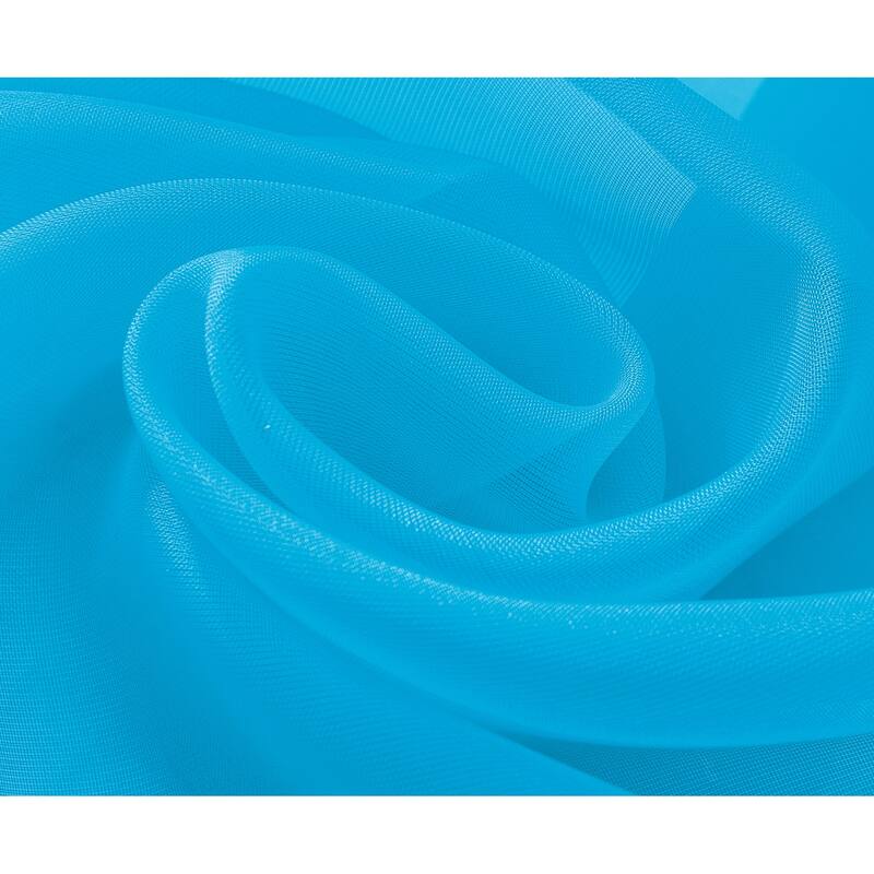 Cara Sheer Voile Grommet Window Curtain Panel - 84 or 90 inches