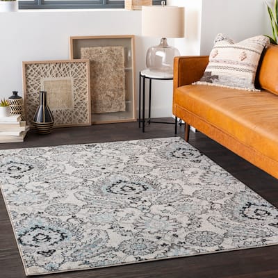 Carson Carrington Irvingsholm Transitional Floral Medallion Area Rug