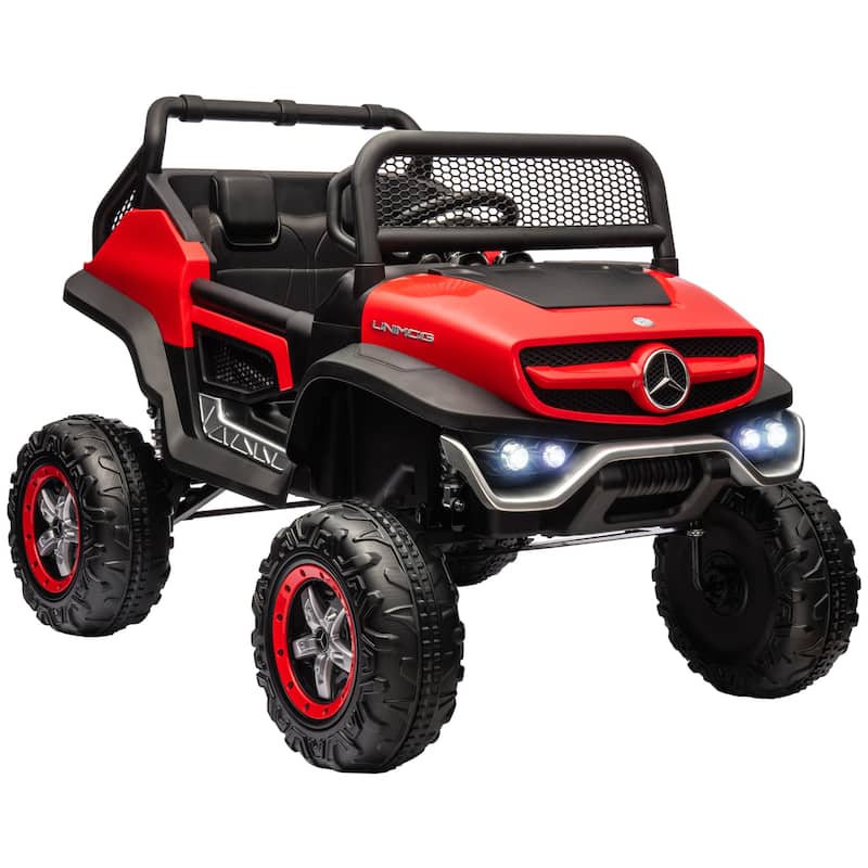Aosom 12V Battery Powered Licensed Mercedes-Benz Ride on Truck