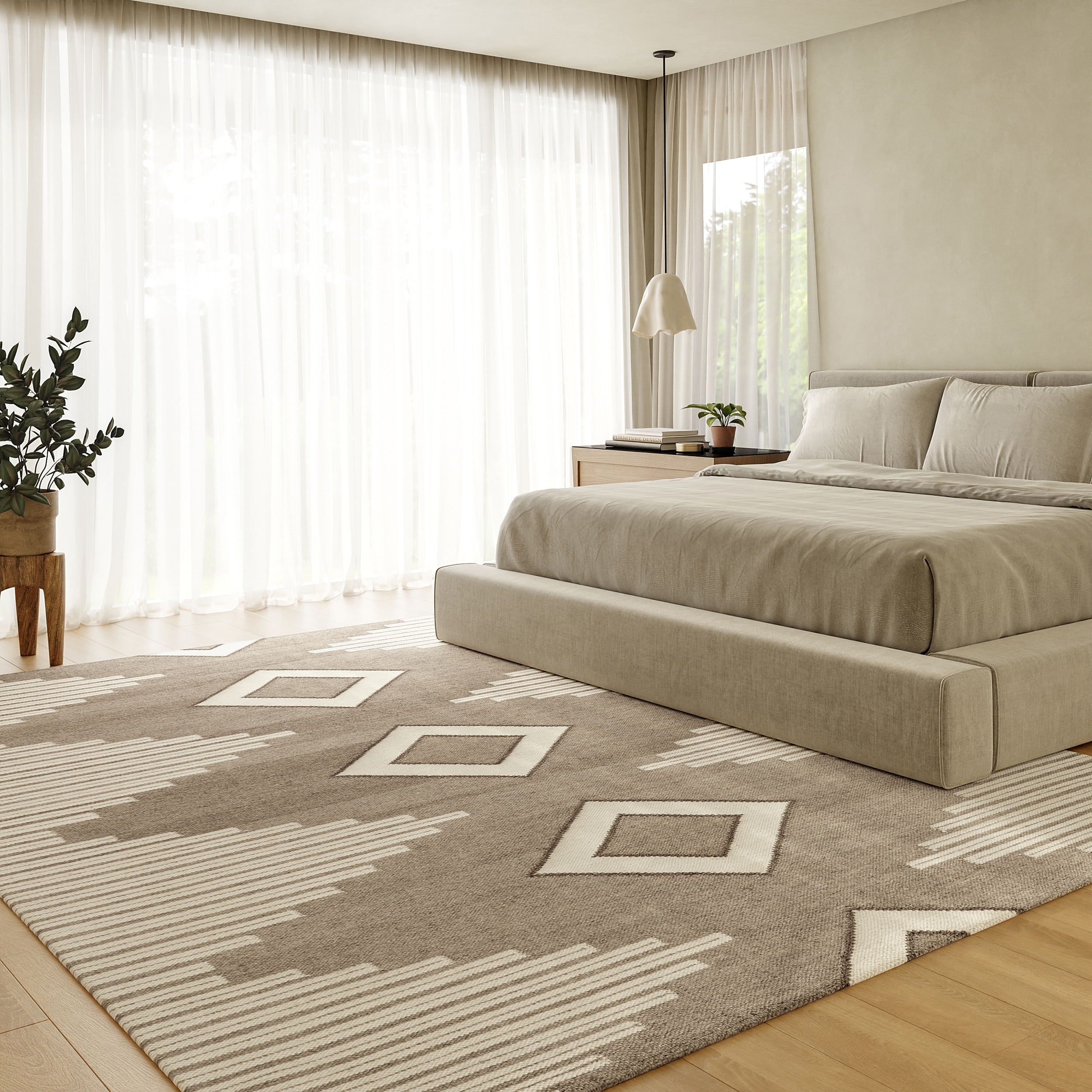 Grove Southwestern Wool Blend Area Rug