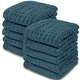 preview thumbnail 124 of 134, Baby Washcloths Muslin Cotton, Large 10"x10" by Comfy Cubs Pack of 10 - Neptune