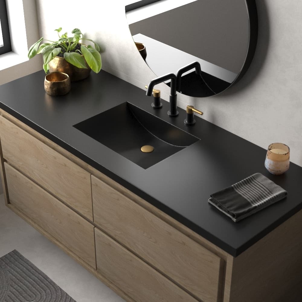 Palomar 60-inch NativeStone Bathroom Sink