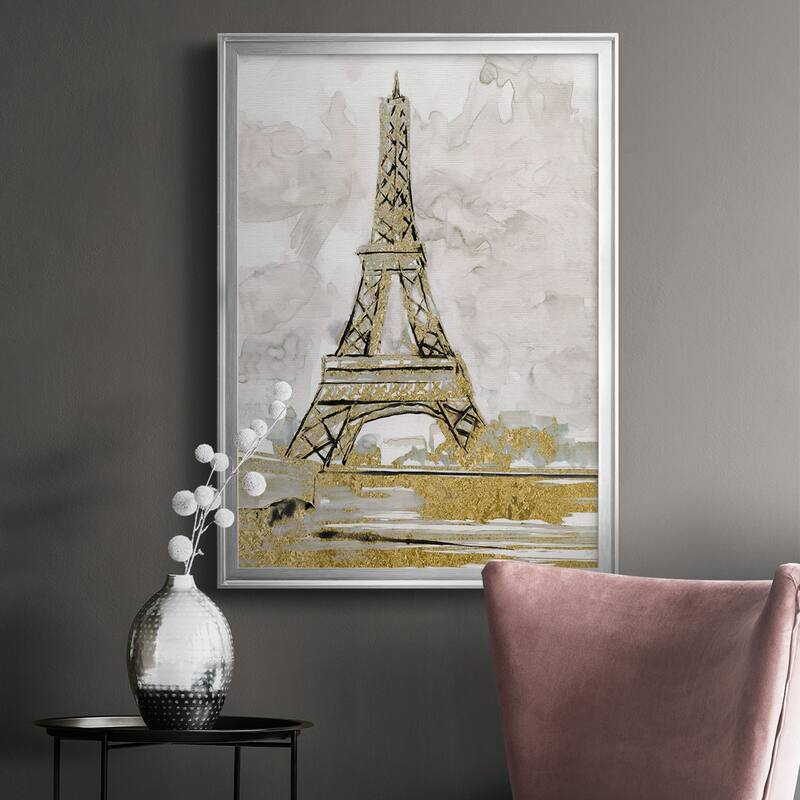 Eiffel Tower Glitz Premium Framed Print - Ready to Hang
