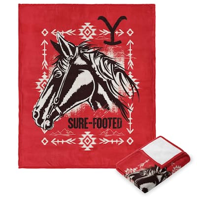 Yellowstone Sure Footed Silk Touch Throw Blanket