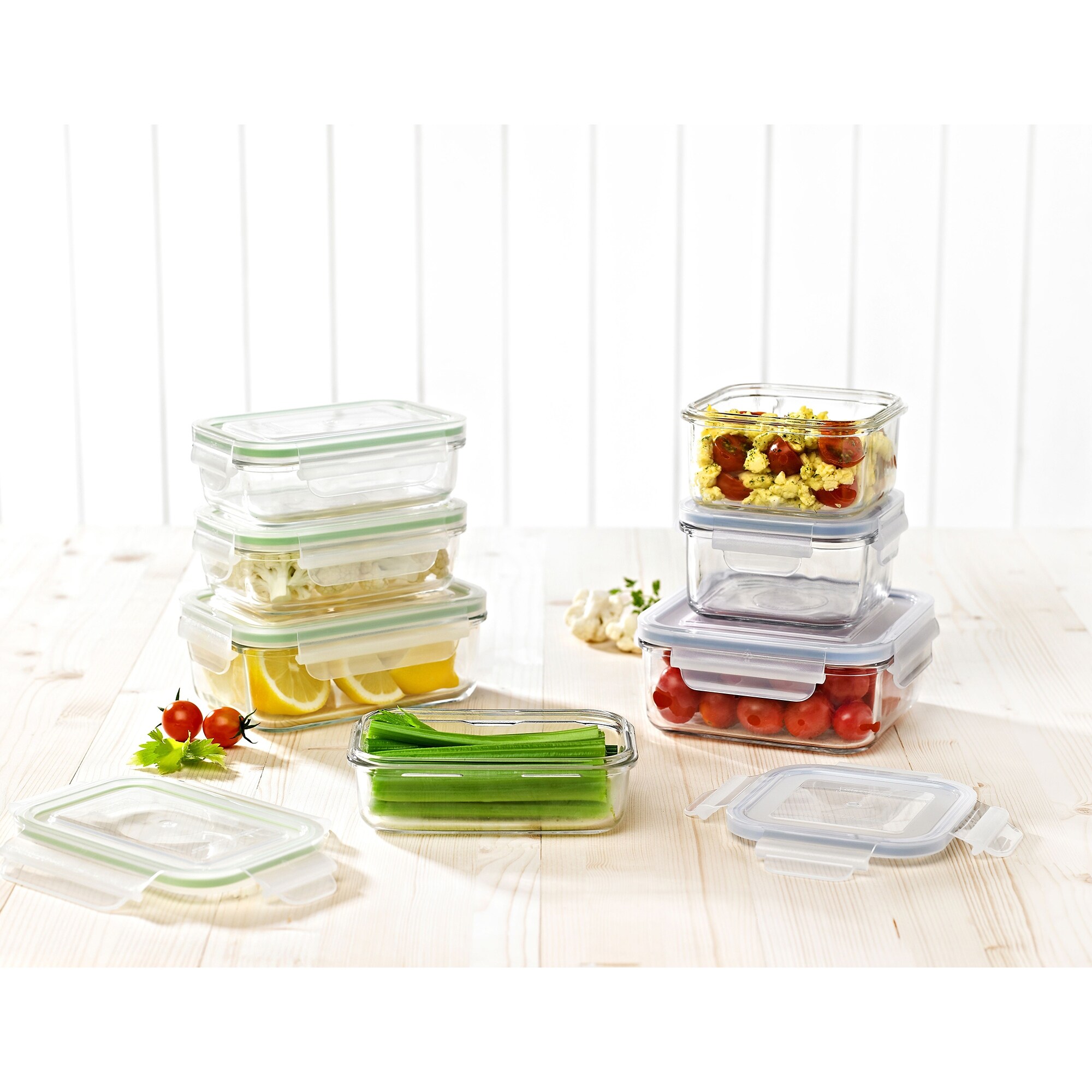 Glasslock Oven and Microwave Safe Glass Food Storage Containers 28 Piece  Set - Bed Bath & Beyond - 35481673